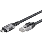 Goobay USB C naar RJ45 kabel | Goobay | 1 meter (USB 3.1, Cat6 FTP) 70696 K020610062 - 2