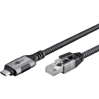 Goobay USB C naar RJ45 kabel | Goobay | 2 meter (USB 3.1, Cat6 FTP) 70698 K020610064 - 