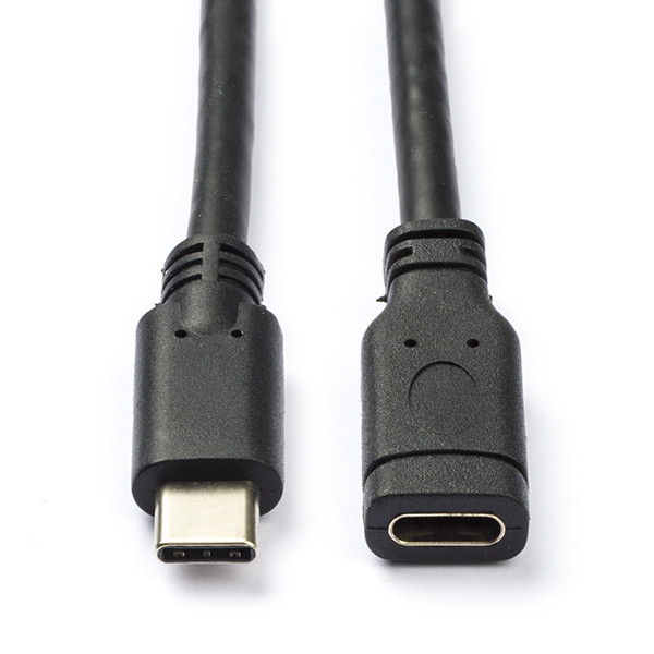 Zakenman belediging Verniel USB C verlengkabel | 1 meter | USB 3.0 (Zwart)