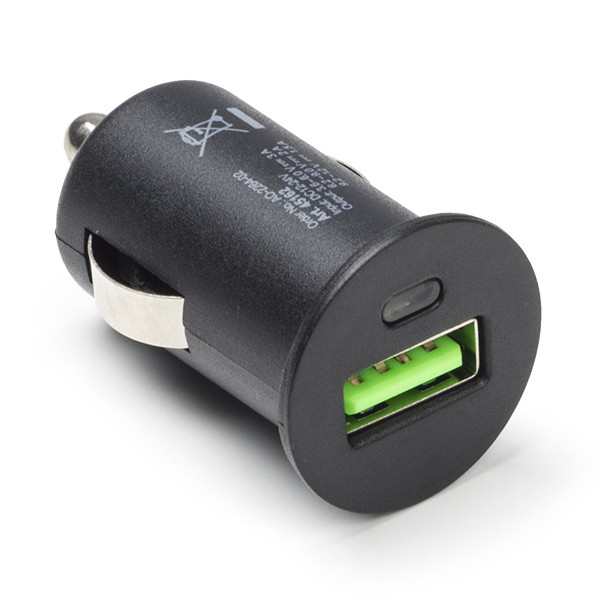 Berouw Signaal Aan het water USB autolader | Goobay | 1 poort (USB A, Quick Charge, 18W, Zwart) Goobay  Kabelshop.nl