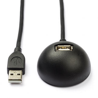 Onzuiver stijfheid Geven USB 2.0 verlengkabels USB 2.0 kabels USB Kabels USB verlengkabel | 1 meter  | USB 2.0 Kabelshop.nl