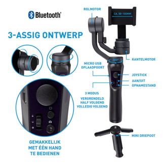 Grundig Gimbal | Grundig (Voor smartphone, Bluetooth, Balansaanpassingsarm) 871125224989 K170406159 - 3