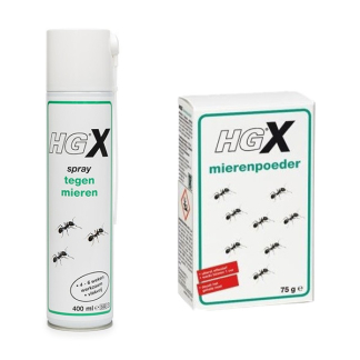 HG  Mierenspray + Mierenpoeder | HG X | Combideal (400 ml + 75 gram)  K170111790 - 
