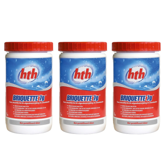 Chloortabletten | HTH | Matig snel oplosbaar (7 gram, 3 kg)