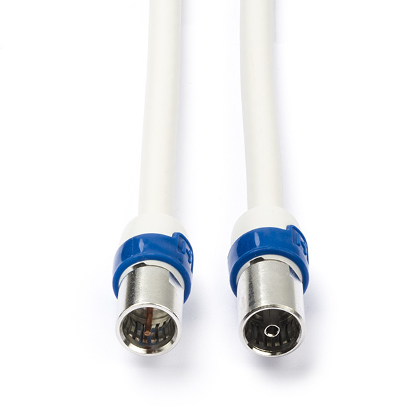 een beetje uitspraak Kust Wandcontactdoos naar coax versterker Coax versterker aansluiten Coax kabel  Kabels Coax kabel - Hirschmann - 1.5 meter (IEC connector, F connector,  Digitaal) Kabelshop.nl