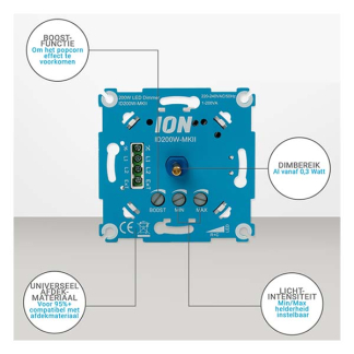 ION Industries Inbouwdimmer | ION Industries (LED, Enkel) 66.099.50 K180105522 - 5