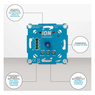 ION Industries Inbouwdimmer | ION Industries (LED, Enkel) 66.099.51 K180106673 - 6