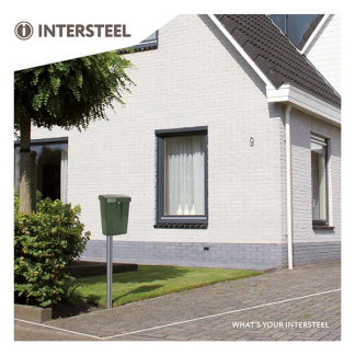 Intersteel Brievenbus met slot | Intersteel (Kunststof, Groen) 0090.490004 K010808024 - 3