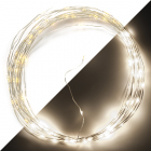Konstsmide Draadverlichting | 14.9 meter | Konstsmide (100 LEDs, Druppels, Zilver, Binnen) 6387-890 K150302862 - 1