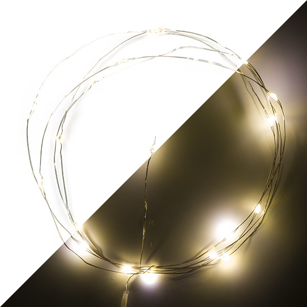 proza Toegangsprijs Melbourne Draadverlichting op batterijen | 2.4 meter | Konstsmide (20 LEDs, Druppels,  Timer, Binnen) Konstsmide Kabelshop.nl