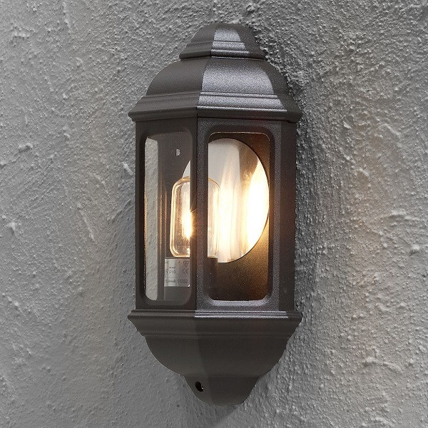 Wandlamp buiten zwart Wandlampen Buitenverlichting Verlichting Solar wandlamp | Perel (LED, 160 Bewegingssensor) Kabelshop.nl