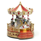 Lumineo Kerstdorp | Carrousel (13 leds, Beweging, Muziek) 485151 K150303423 - 1