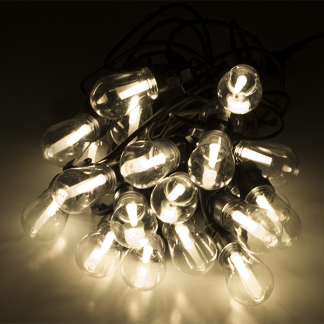 Lumineo Lichtsnoer | 14.5 meter | Lumineo (Koppelbaar, 20 LEDs, IP44, Warm wit) 490089 K150101193 - 