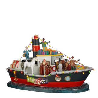 Luville Kerstdorp | Pakjesboot | Luville (Led, Batterijen) 1163028 K150303355 - 1