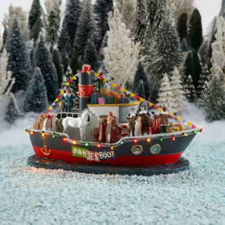 Luville Kerstdorp | Pakjesboot | Luville (Led, Batterijen) 1163028 K150303355 - 2