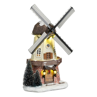 Luville Kerstdorp | Windmolen | Luville (Led, Batterijen) 1142369 K150303369 - 1