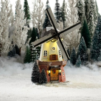 Luville Kerstdorp | Windmolen | Luville (Led, Batterijen) 1142369 K150303369 - 2