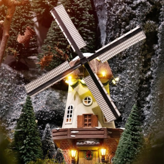 Luville Kerstdorp | Windmolen | Luville (Led, Batterijen) 1142369 K150303369 - 3