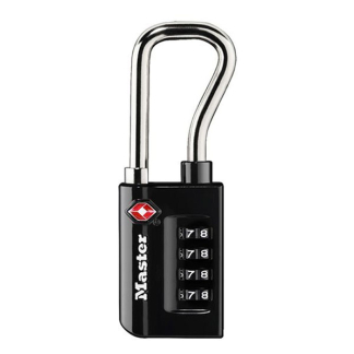 Master Lock Hangslot | Master Lock | 4696EURDBLK (35 mm, Cijferslot, TSA-goedgekeurd) 4696EURDBLK K170105195 - 