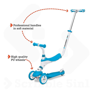 Mondo Step | Mondo | 5-in-1 (Trike, Verstelbaar, Blauw) 10828572MON K170111825 - 5