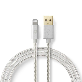 Nedis Apple Lightning kabel | 2 meter (Zilver) CCTB39300AL20 K010901135 - 1