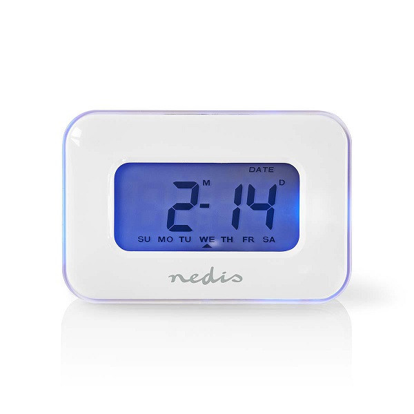 na school Egyptische Ventileren Digitale wekker | Nedis (Kleurendisplay, Datum, Thermometer)
