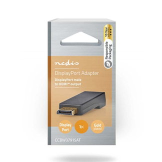 Nedis DisplayPort naar HDMI adapter - Nedis (4K@30Hz) CCBW37915AT N010403308 - 