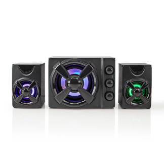 Nedis Gaming luidsprekers | Nedis (33 watt, led, Touchbediening) GSPR31021BK K101504027 - 1