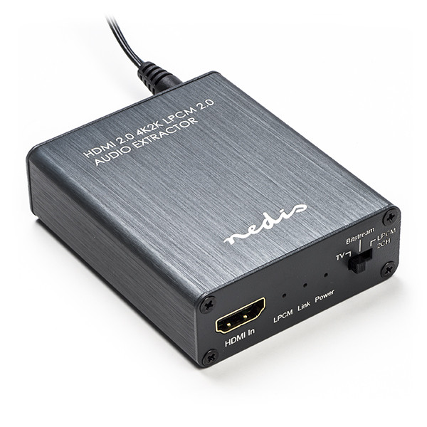 dier Uitwisseling Peer HDMI audio extractor HDMI kabels HDMI audio extractor (4K@60Hz, HDMI,  Toslink, Jack) Kabelshop.nl