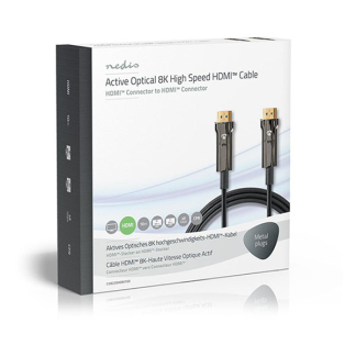 Nedis HDMI kabel 8K | Nedis | 10 meter (60Hz, HDR, Glasvezel) CVBG3500BK100 B010101489 - 