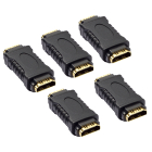 Nedis HDMI koppelstuk | 5 stuks | Nedis (4K@30Hz, Verguld)  V050100001 - 2