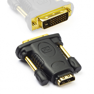 Nedis HDMI naar DVI adapter | Nedis (DVI-D, Dual Link, Verguld) CVGB34912BK CVGP34912BK N050100045 - 