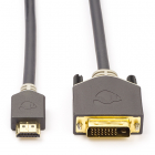 Nedis HDMI naar DVI kabel | Nedis | 2 meter (DVI-D, Dual Link, 100% koper, Verguld) CCBW34800AT20 K010406327