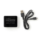 Nedis HDMI splitter | Nedis | 2 poorts (4K@30Hz, HDCP, Actief) VSPL34002BK K170406241 - 4