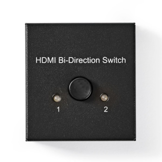 Nedis HDMI switch | Nedis | 2-poorts (4K@60Hz, HDCP, Actief, Bi-directioneel) VSWI3482AT K020100042 - 