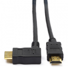 Nedis Haakse HDMI kabel 1.4 | Nedis | 1.5 meter (4K@30Hz, Links) CVGL34250BK15 CVGP34250BK15 N010101086