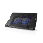 Nedis Laptopstandaard | Nedis | Tot 18 inch (Koelfunctie, Verstelbaar, USB hub) NBCR200BK K101501113 - 2
