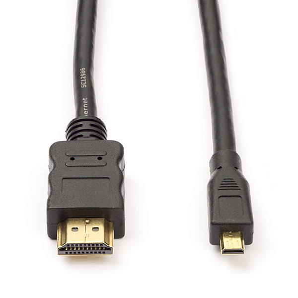 smal Proportioneel lettergreep Micro HDMI naar HDMI kabel | Nedis | 1.5 meter (4K@30Hz, Verguld)