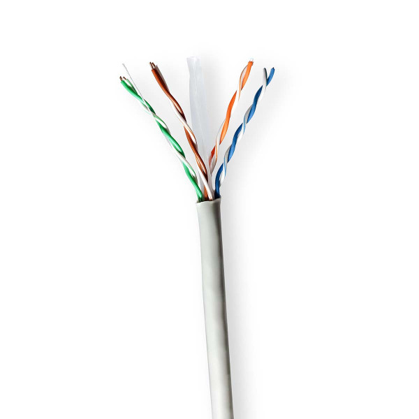 Uitgaven deze hoekpunt Cat6 UTP kabel op rol • Soepele kern | Kabelshop.nl