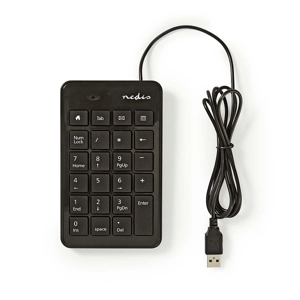 ik betwijfel het Sluimeren mini Numeriek toetsenbord | Nedis (USB, Numeriek, Multimediatoetsen, Zwart)