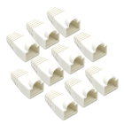 RJ45 tule | Nedis | 10 stuks (Per stuk, Knikbescherming, Wit)