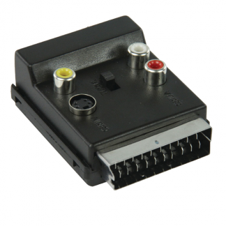 Nedis SCART adapter | Nedis (Schakelaar, S-video, 3x tulp) CVGB31903BK CVGP31903BK N050407001 - 