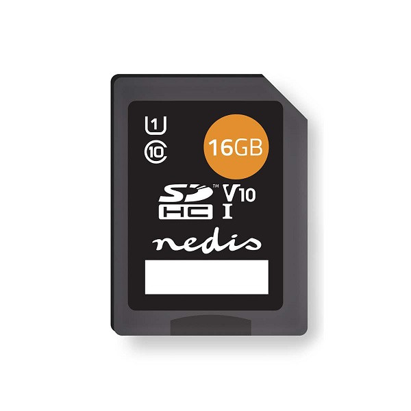Leerling voor de helft Kroniek SDHC kaart | Nedis (Class 10 UHS-I, 16 GB) Nedis Kabelshop.nl