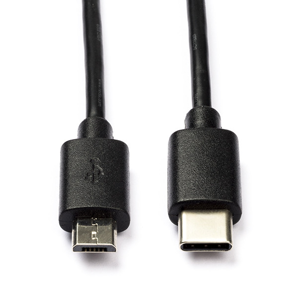 Maaltijd Attent Herstellen Samsung oplaadkabel | USB C ↔ Micro USB 2.0 | 1 meter (100% koper, Zwart)  Nedis Kabelshop.nl