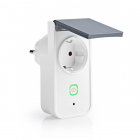 Slimme energiemeter | Nedis SmartLife (Wifi, Randaarde, IP44, 16A)