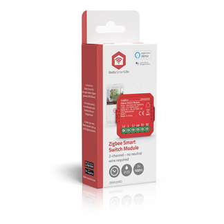 Nedis Slimme schakelaar | Nedis SmartLife (Zigbee, 2x 100W) ZBWS20RD K170202932 - 2