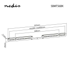 Nedis Soundbar Beugel | Nedis | Max. 10 kg (Geschikt voor Sonos® Arc™, Staal, Zwart) SBMT56BK K101501152 - 6