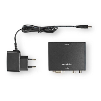 Nedis VGA naar HDMI adapter | Nedis (2 x Tulp, Full HD) VCON3454AT K070104005 - 