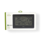 Nedis Weerstation | Nedis (Buitensensor, Klok, Hygrometer, Kalender) WEST400BK K170101408 - 5