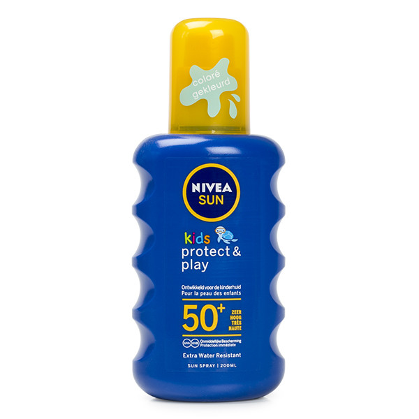 regering hebben Beheer Nivea zonnebrand | Factor 50+ (Spray voor kinderen, Gekleurd, Extra  waterresistent, 200 ml)